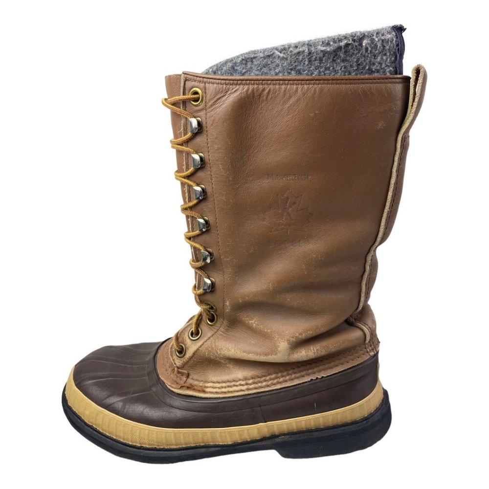 Sorel Superior Kaufman Winter Snow Boots Mens Size 6 Wool Lined